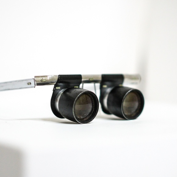 Vintage Eyeglasses Glasses binocular Loupes Telescope - Picture 3 of 5